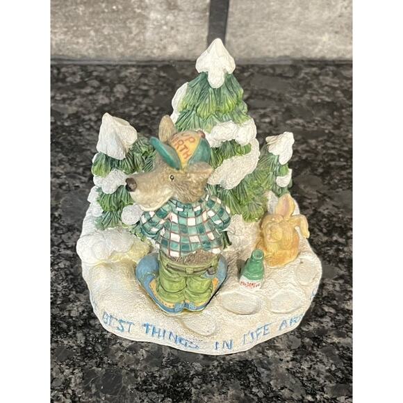 Enesco Moose Creek Crossing “The Best Things in Life Are Trees” 1996 #188409 - Picture 2 of 6